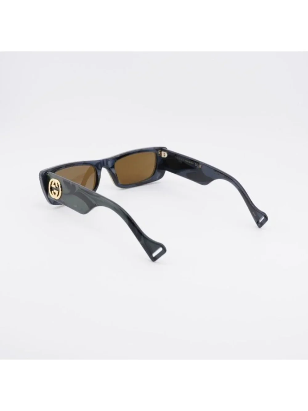 Gucci GG0516S 014 Sunglasses Military Green and Black Havana Rectangle Frame
